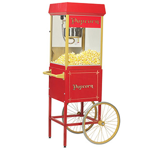 popcorn s vozikem